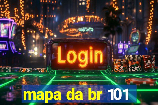 mapa da br 101